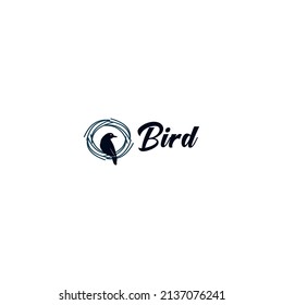 bird in a cage logo design