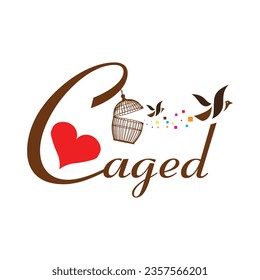 Bird Cage, Logo Design. Bird shop logo, Bird center logo template. 