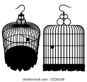 Bird Cage Vector 01