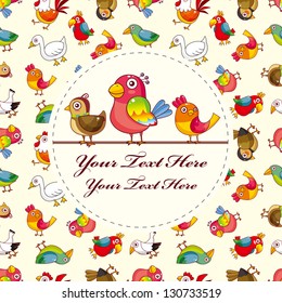 bird card