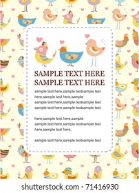 bird card
