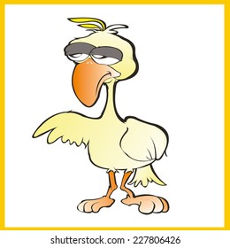 bird cartoon