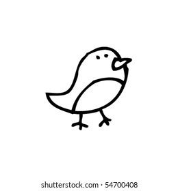 Bird Cartoon Stock Vector (Royalty Free) 54700408