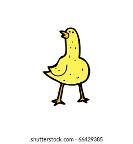 caricatura de pájaro