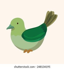 bird cartoon design elements vector