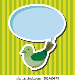 bird cartoon design elements vector