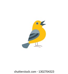 Bird cartoon icon
