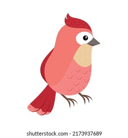 icono de caricatura de pájaro aislado