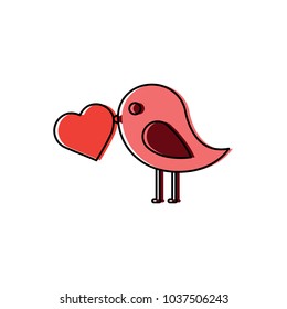 bird cartoon icon image 