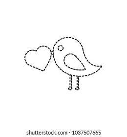 bird cartoon icon image 