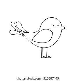 bird cartoon icon image 