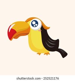 bird cartoon theme elements