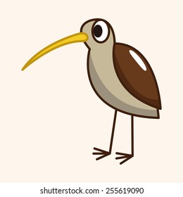 bird cartoon theme elements