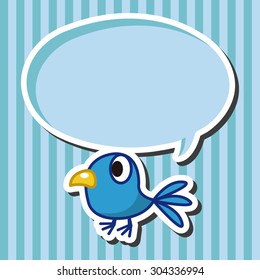 bird cartoon theme elements