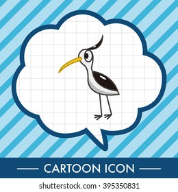 bird cartoon theme elements