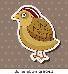 bird cartoon theme elements vector,eps