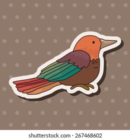 bird cartoon theme elements vector,eps