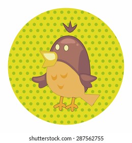 bird cartoon theme elements vector,eps