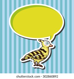 bird cartoon theme elements vector,eps