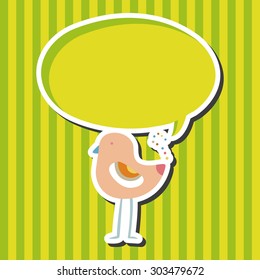 bird cartoon theme elements vector,eps