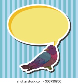 bird cartoon theme elements vector,eps