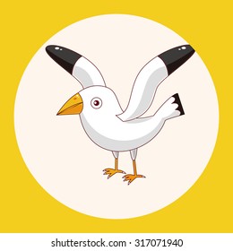 bird cartoon theme elements vector,eps