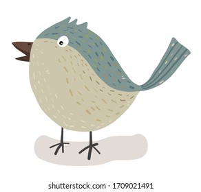 bird cartoon / vector and illustration, isolated on white background