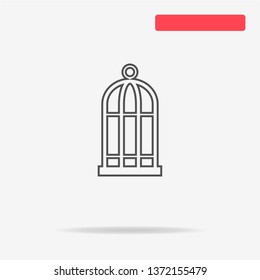 Bird cell icon. Vector concept illustration for design.