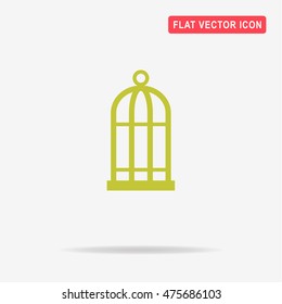 Bird cell icon. Vector concept illustration for design.