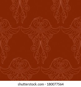 bird celtic texture