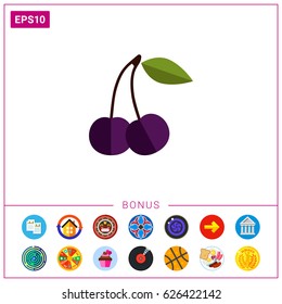 Bird cherry icon