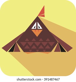bird chicken icon, 