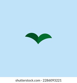Bird in the clear blue sky