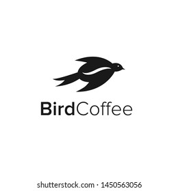 Bird Coffee Icon Logo Design