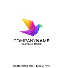 Bird Colorful Conception illustration Design vector template. Suitable for Creative Industry, Multimedia, entertainment, Educations, Shop, and any related business