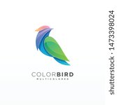 Bird Colorful Design Illustration Vector Template
