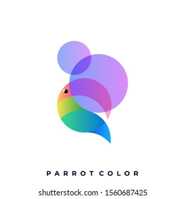 Bird Colorful Illustration Vector Template, Suitable for Creative Industry, Multimedia, entertainment, Educations, Shop, and any related business