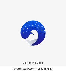 Bird Colorful Illustration Vector Template, Suitable for Creative Industry, Multimedia, entertainment, Educations, Shop, and any related business