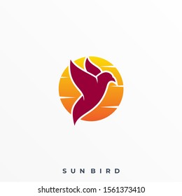 Bird Colorful Illustration Vector Template, Suitable for Creative Industry, Multimedia, entertainment, Educations, Shop, and any related business