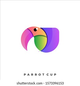 Bird Colorful Illustration Vector Template, Suitable for Creative Industry, Multimedia, entertainment, Educations, Shop, and any related business