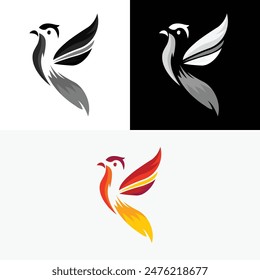 Bird Colorful Nature Fly Logo