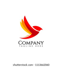 Bird Company Logo Vector Template Design Illustration