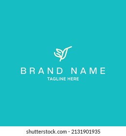 bird concept brand logo icon minimalist