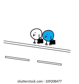 Bird crossing road