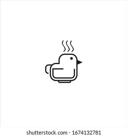 Vorlage für die Design-Vektorillustration von Vogel-Logos
