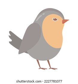 bird cute animal icon isolated