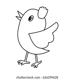Bird cute cartoon