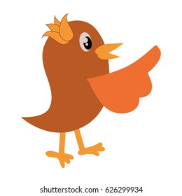 Bird cute cartoon