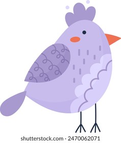 Bird Cute Cartoon Vector Illustration