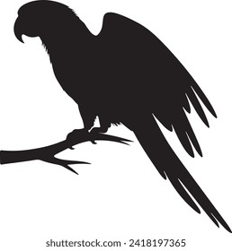 bird cute vector silhouette image
